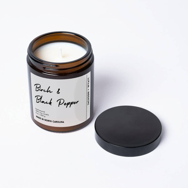 Birch & Black Pepper - Organic Soy Candle