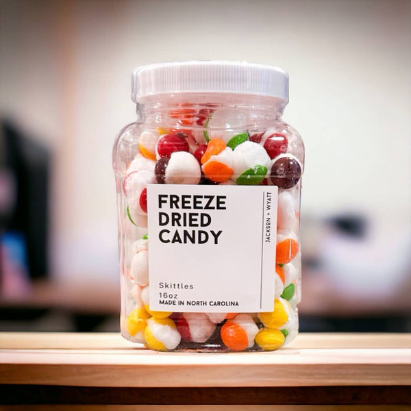 Freeze Dried Skittles - 16oz Tub - Resealable