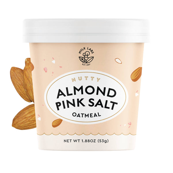 Almond Pink Salt Oatmeal Cup